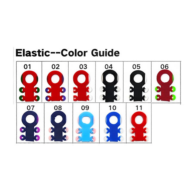 2 Toned Orthodontic Ligature Ties