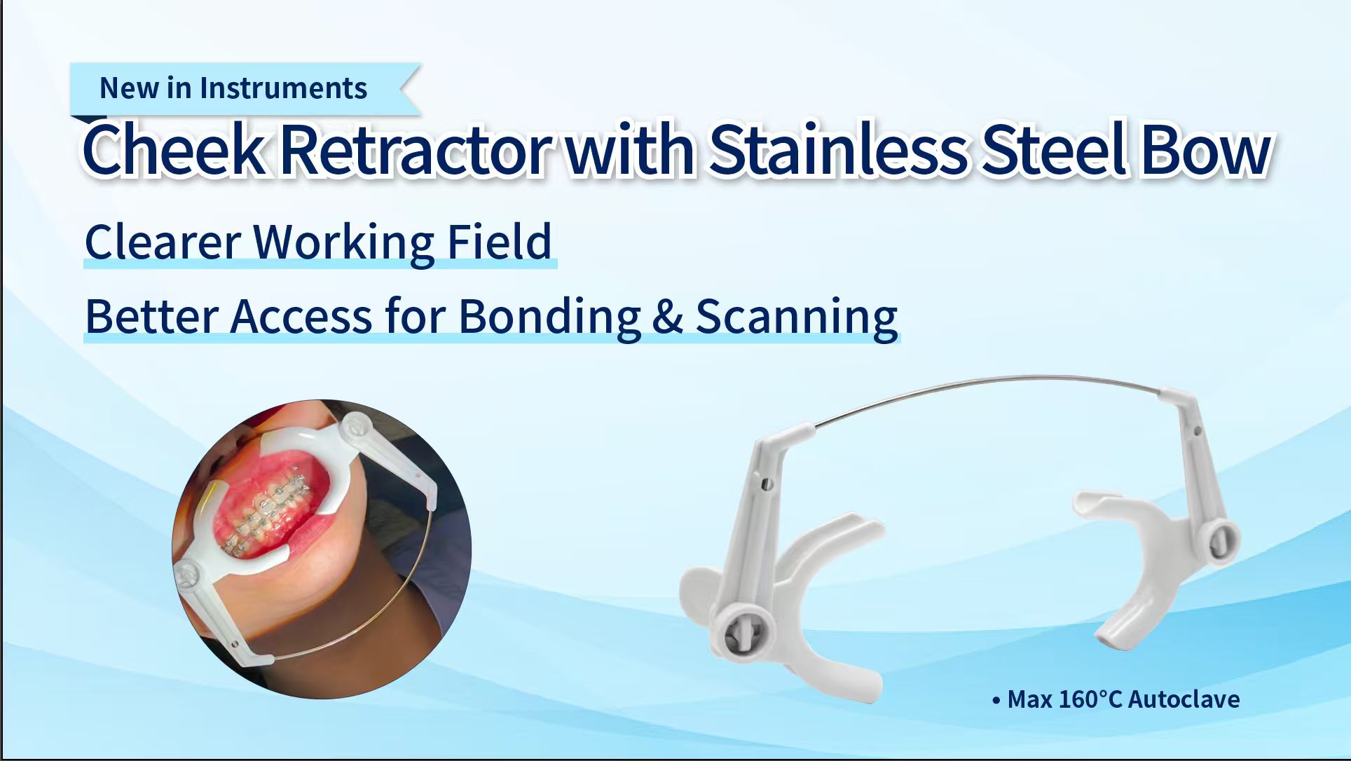 New In Chairside Essentials: Retractor with Stainless Steel Bow