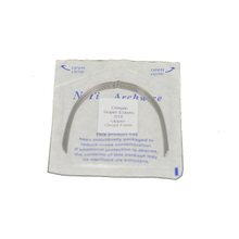 Dimpled Super Elastic NiTi Arch Wires