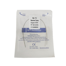 Straight Leg Reverse Curve NiTi Arch Wires Round