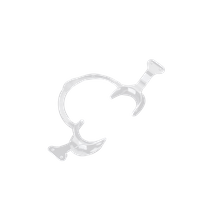 Self-Retaining Lip & Cheek Retractor with Handles