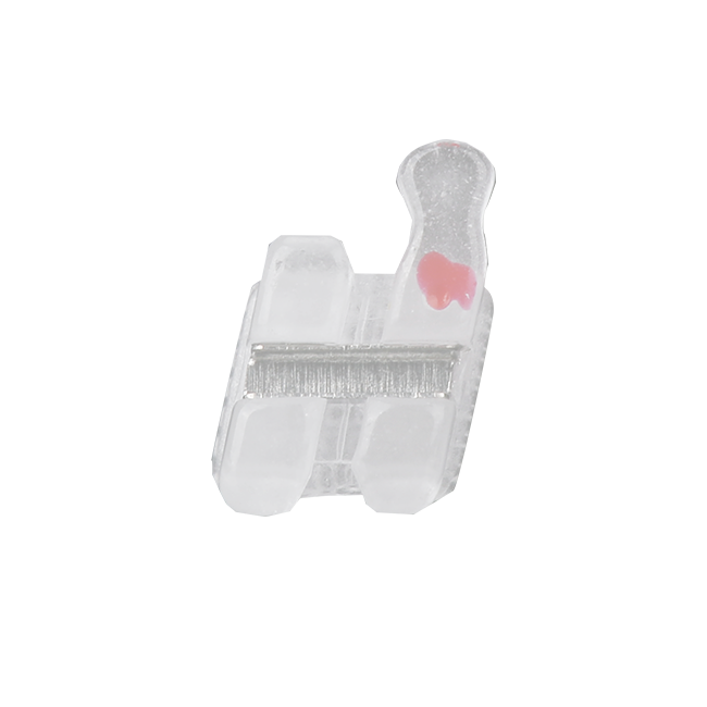 Bright Series Ceramic Brackets with Metal Slot